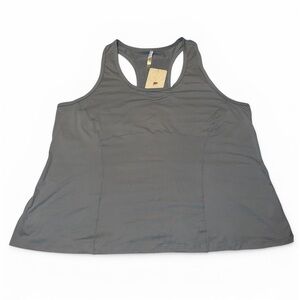 Fabletics Gray/blueish Racerback Tank Top